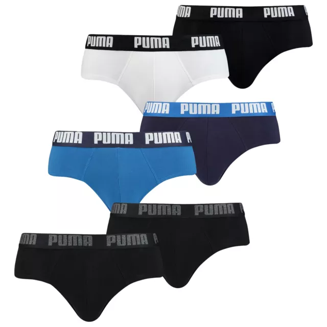 Puma Herren Slip Basic Brief Unterhose Unterwäsche 4er Pack