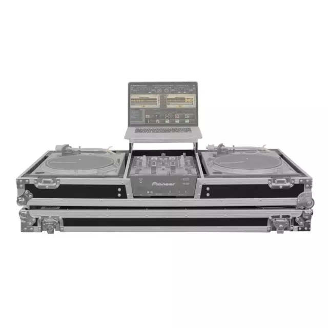 Odyssey FZGSLBM10WR Travel DJ Coffin Case for 10" Mixer + (2) Turntables idjnow