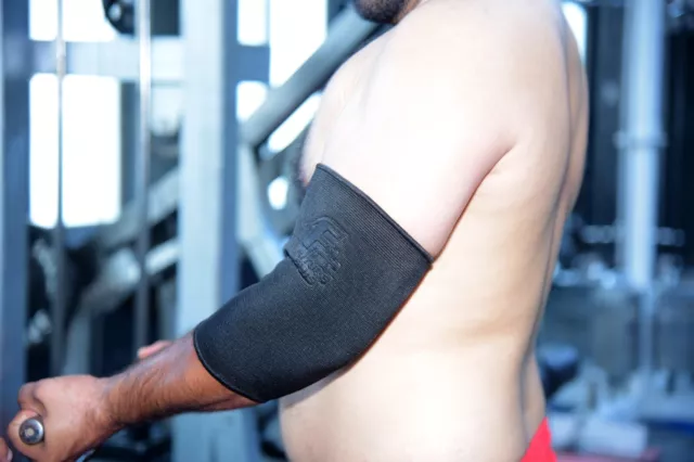 F+ 2 Elbow Support Brace Compression Sleeve Tennis Golfer Gym Arm Arthritis Pain 2