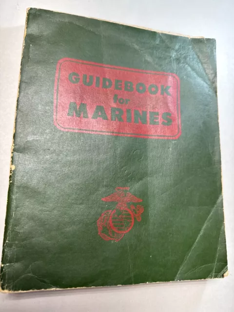 Vintage Guidebook for Marines - 1965 Tenth Revised Edition - 1st Printing