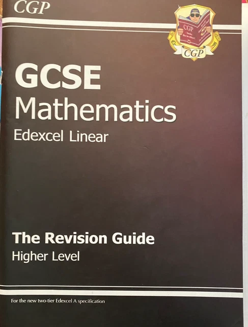 CGP GCSE EDEXCEL Mathematics The Revision Guide (Higher Level) For 9-1 ...