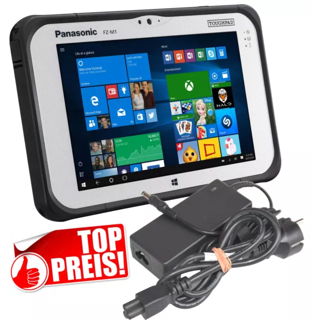 Mini Antivandal Tablette Panasonic FZ-M1 Intel i5 256GB Disque SSD LTE GPS Haut