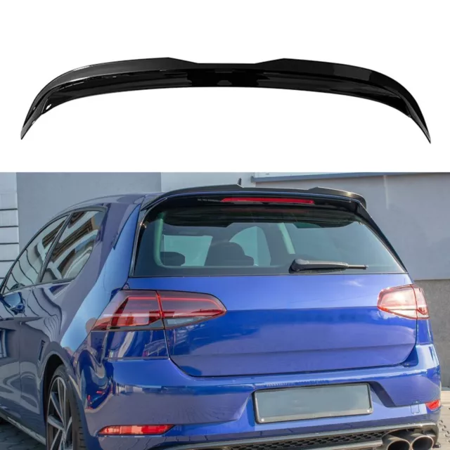 Glänzend Heckspoiler Lippe für VW Golf 7 GTI GTD TCR R-Line Dachspoiler Lippe