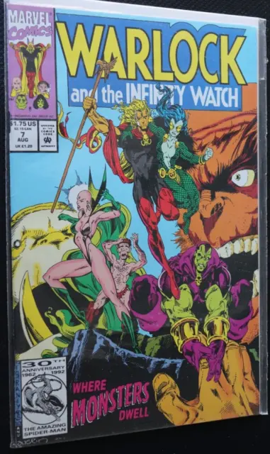 Warlock and the Infinity Watch #7 1992 Jim Starlin Tom Raney Marvel Comics VF/NM