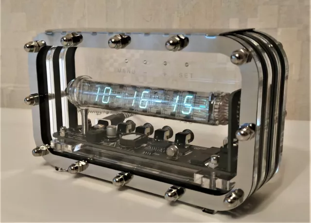 Nixie Uhr Röhrenuhr hausgemachte Röhren Nixie Clock IV-18 VFD Kunst Wohnkultur