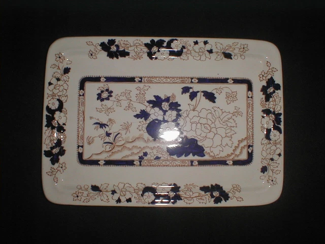 MASONS IRONSTONE CHINA Mandalay Rectangular Serving Plate