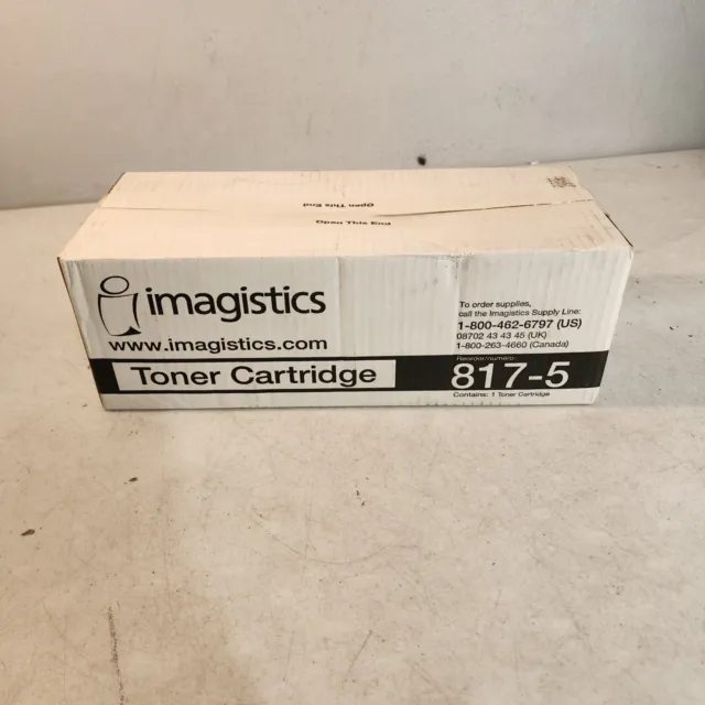 Oce-Pitney Bowes-Imagistic 8175 817-5 Black Toner Genuine New OEM Sealed Box