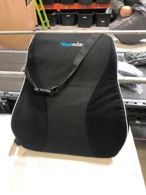NICEEDAY, S Curve Design Office Chair Memory Foam Lumbar Back Support Pillow