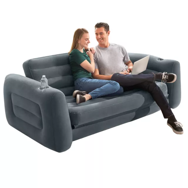 INTEX Sofa Lounge Couch Ausziehbar Luftbett Gästebett Bett Schlafsofa