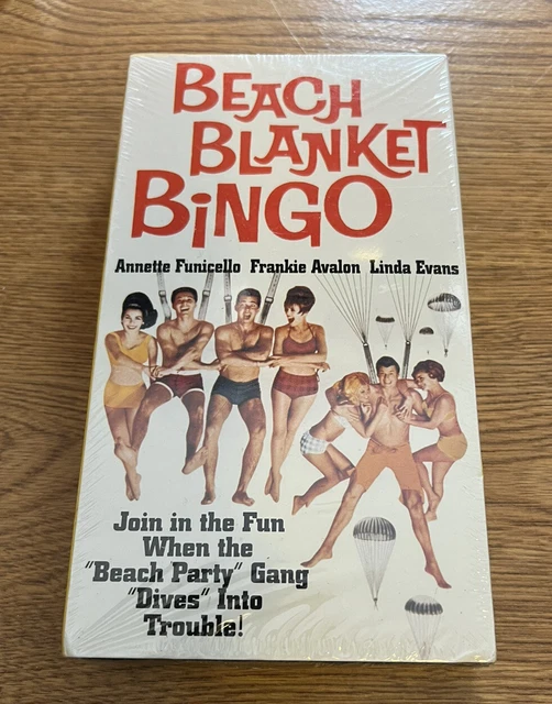 BEACH BLANKET BINGO (VHS, 1994) Frankie Avalon NEW/ Factory Sealed 5.