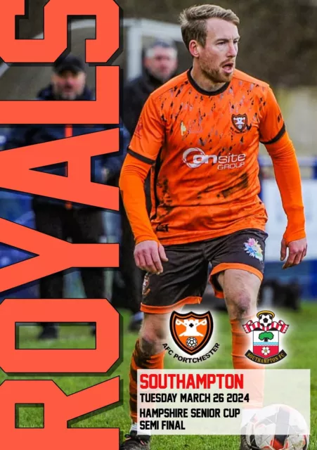 AFC Portchester v Southampton Tuesday 26th March 2024