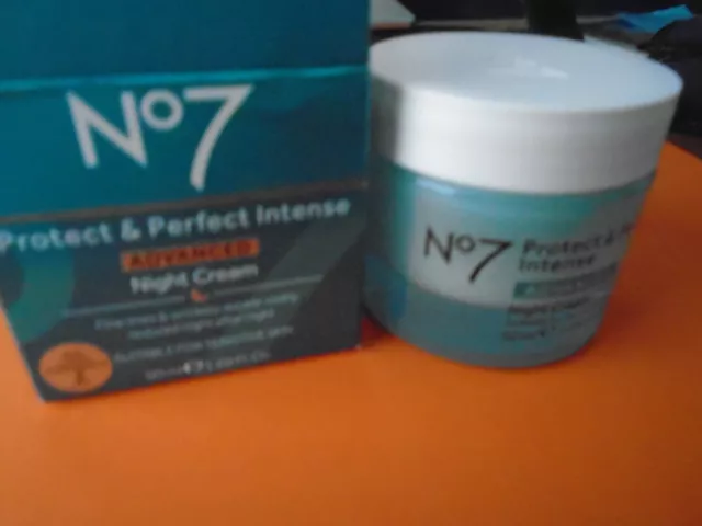 Boots No 7 Protect & Perfect Intense Advanced Night Cream 50ml in Box