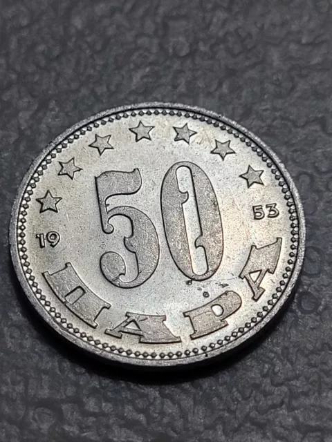 1953 Yugoslavia 50 Para  Coin