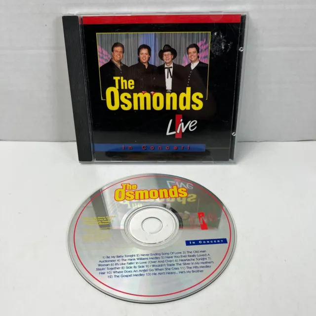 The Osmonds Live In Concert CD