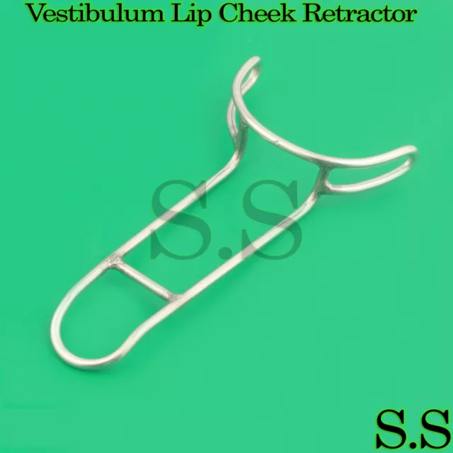 10 Pcs New Vestibulum Lip Cheek Retractor 6.5" Dental Mouth Surgical Instruments