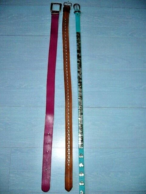 Ceinture Réversible Femme ou Homme de Luxe en cuir turquoise & bleu