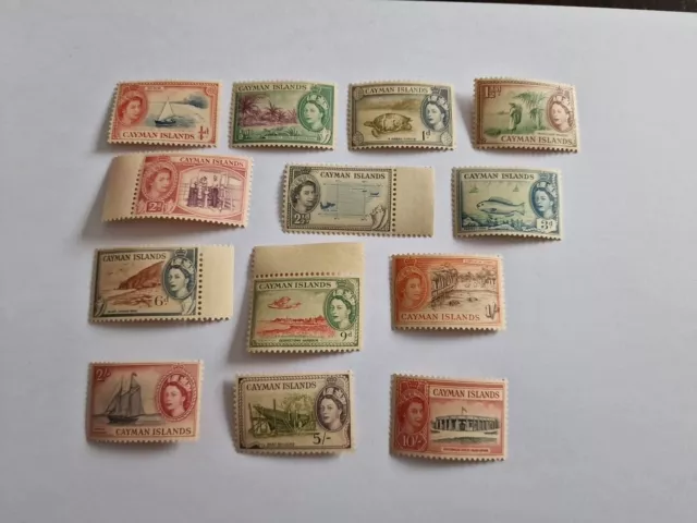 Cayman Islands QEII 1953 Mint Set Missing 4d & £1 Catalogue £80+