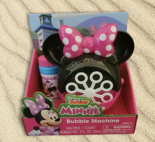 NEW BUBBLE MACHINE Minnie Mouse Disney Ages 3+ Requires 3 AA Batteries
