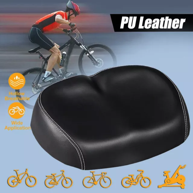 Bicycle Seat Pad Extra Wide Comfort Bike Saddle Big Bum MTB Cycling Cushion Pad