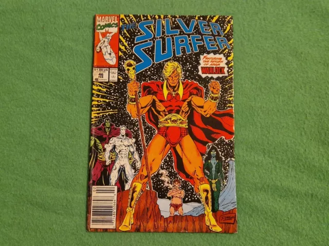 Marvel Comics The Silver Surfer Volume 3 Number 46 February 1991