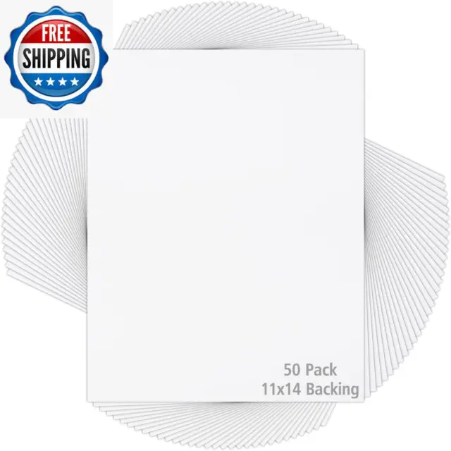 Foam Core Backing Board 3/8 White 20x24- 100 Pack. Many Sizes Available.  Acid Free Buffered Craft Poster Board for Signs, Presentations, School