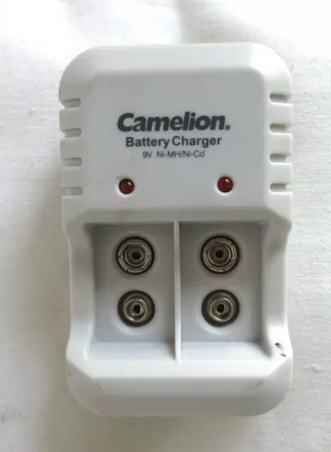 CAMELION DUAL 9V BATTERY WALL CHARGER BC-1020B Ni-MH Ni-CD