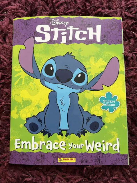 Disney STITCH Panini Empty Sticker Album.