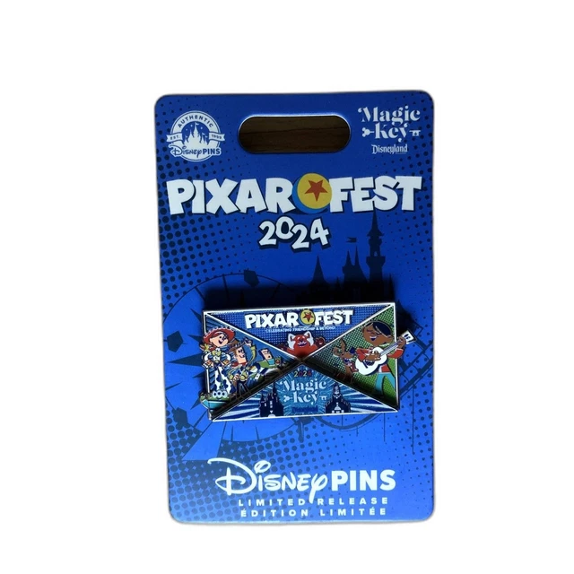 DISNEY PIXAR FEST 2024 Magic Key Limited Edition Pin Toy Story CoCo Red
