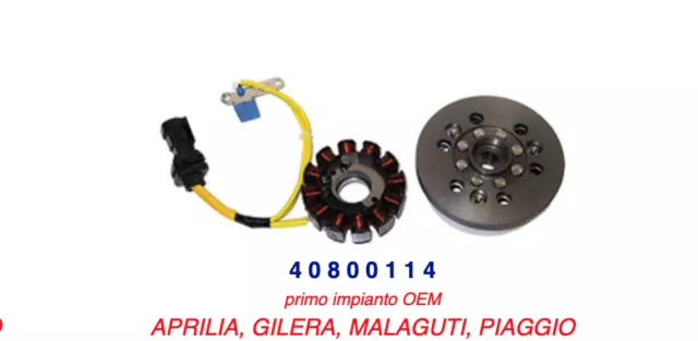 40800114 STATORE + VOLANO Piaggio X9 180 AMALFI 00-03