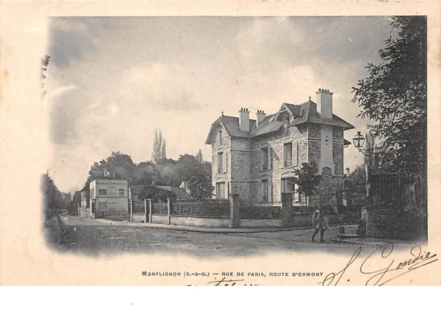 95. n°206305. montglion. rue de paris. route d'ermont