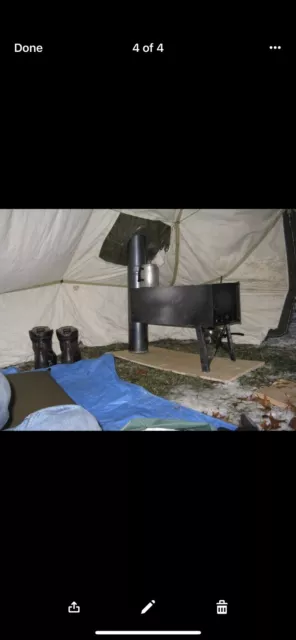USGI Military M1950 Yukon Stove Complete Dated 1981  (New Old Stock )