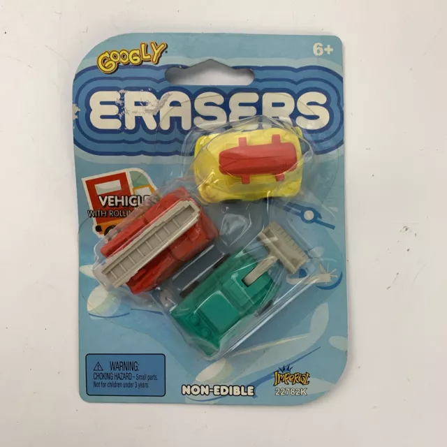 Googly Erasers 2010 Car Truck New