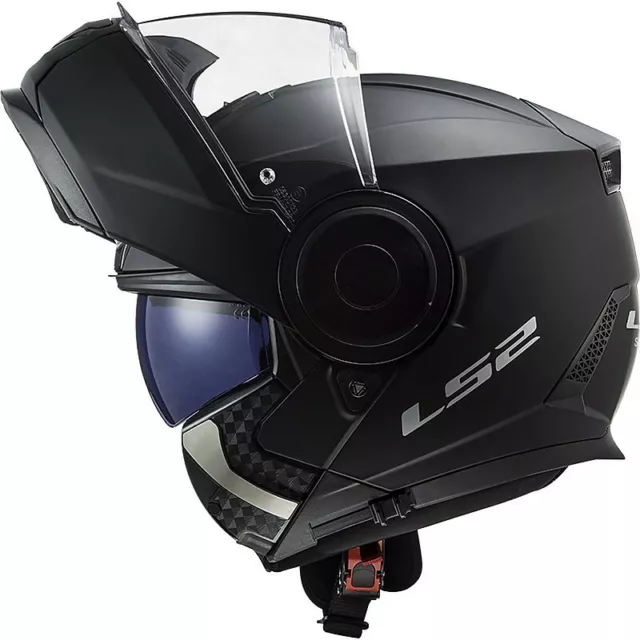 Casco Helmet Modular FF902 Scope Solid Matt Black LS2 Talla L