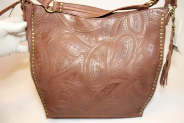 The Sak Teak Paisley Embossed Silverlake NEW Womens Leather Purse 108838 $189 The Sak Teak Paisley Embossed Silverlake NEW Womens Leather Purse 108838 $189