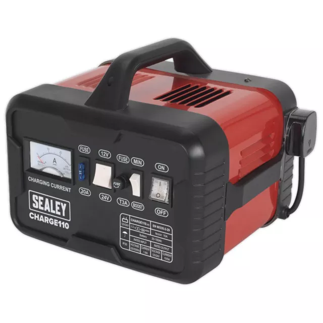 Sealey CHARGE110 Batterie Chargeur 14Amp 12/24V