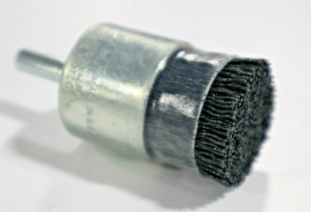 2 Pcs - Weiler, #86104, Burr-Rx 1" Coated-Cup End Brush     C619