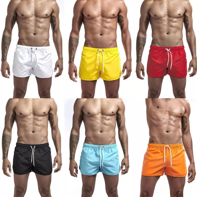 Mens Training Shorts Gym Workout Sports Running Bodybuilding Fitness Short Pants