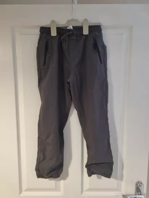 Boys Next Dark Grey Cargo Trousers, Elasticated Waist Size, Age 9 Years Casual
