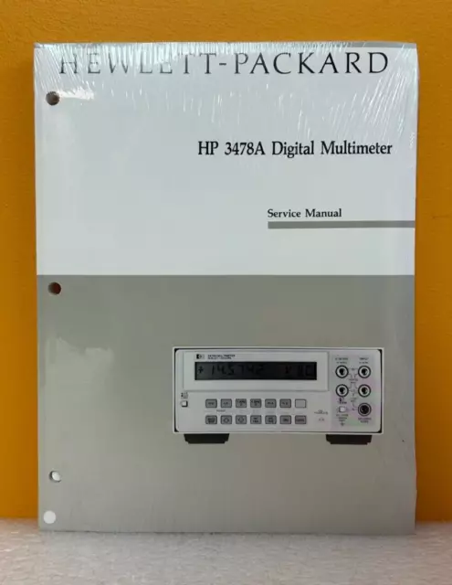 HP / Agilent 03478-90008 HP 3478A Digital Multimeter Service Manual.