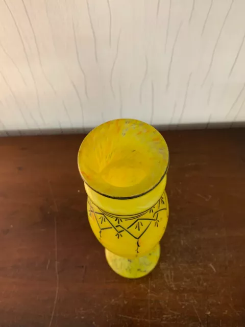 Vase pâte de verre Legras h : 32 cm 3