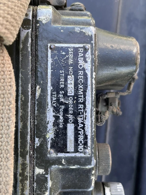 Army Signal Corps Military Radio Receiver  XMTR RT-176/PRC-10