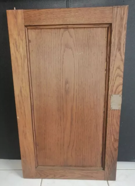 28" French Antique Architectural Hunting Gothic Bird Rabbit Panel Door Solid Oak 3