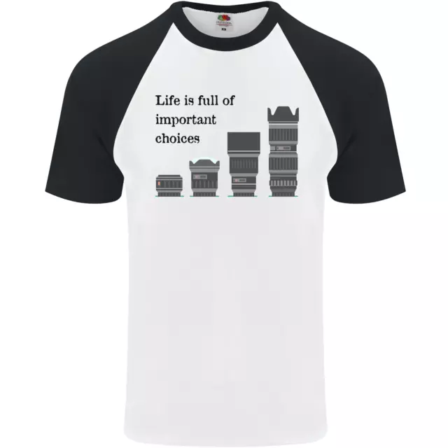 T-shirt da baseball Photography Important Choices Photographer Uomo S/S