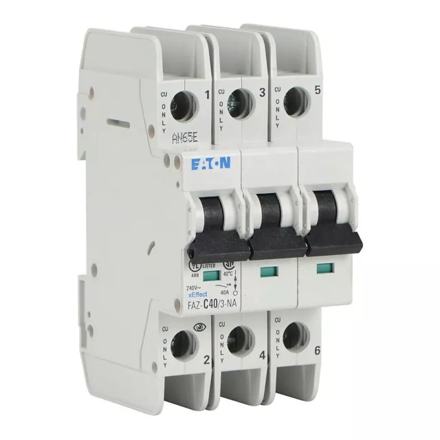 FAZ-C40-3-NA Eaton interruptor de circuito en miniatura