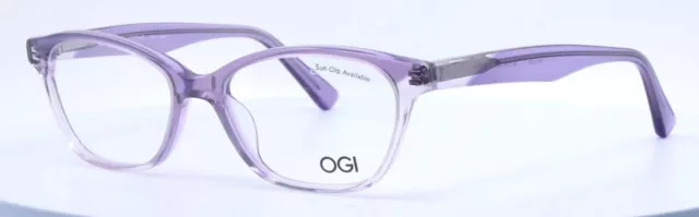 OGI 9117 2135 Regal Violet Oval Womens Full Rim Eyeglasses 50-16-140 JAPAN