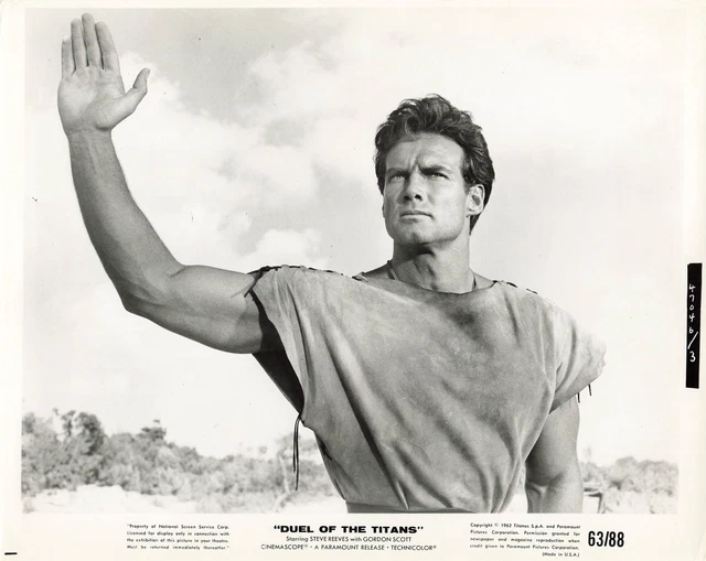 STEVE REEVES DUEL of the titans photo argentique originale 25.50x20 ...