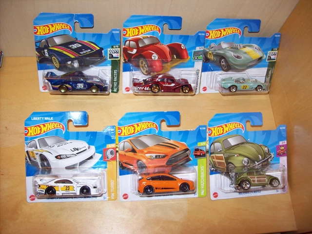 6 x Hot Wheels Modell in OVP VW Käfer Porsche Nissan Ford Auto Muscle Car Rod