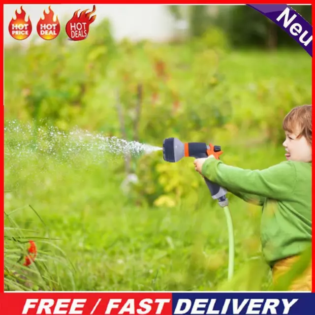 High Pressure Water Spray Gun Garden Hose Pipe Lawn Adjustable Nozzle Water Gun