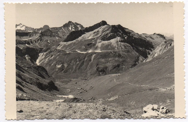PHOTO Massif du Mont Blanc Vers 1950 Haute-Savoie Montagne Rocher des Enclaves
