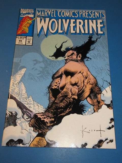 Marvel Comics Presents #95 Wolverine Key Origin Blue/Yellow Suit VFNM Beauty Wow